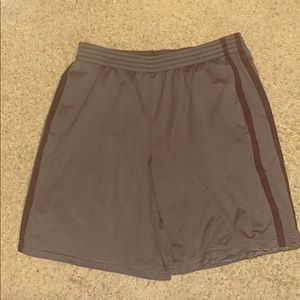 Champions gray mesh athletic shorts
